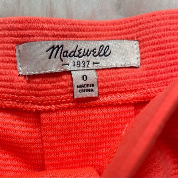 Madewell Neon Orange Skirt Size 0 - Picture 4 of 7